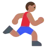 Man Running: Medium Skin Tone Emoji 🏃🏽‍♂️ image - Tossface style