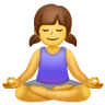 Woman In Lotus Position Emoji 🧘‍♀️ image - Samsung style