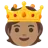 Person With Crown: Medium Skin Tone