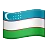 Flag: Uzbekistan