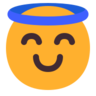 天真 Emoji 😇 image - Microsoft Classic 2D style