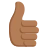 Thumbs Up: Medium-Dark Skin Tone