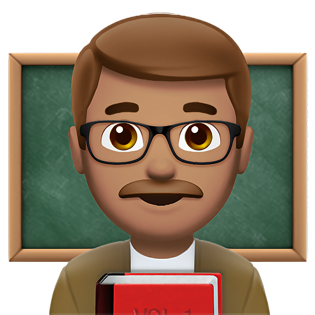 Man Teacher: Medium Skin Tone