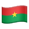 Flag: Burkina Faso Emoji 🇧🇫 image - Apple style
