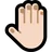 Raised Back Of Hand: Light Skin Tone