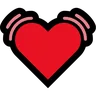Beating Heart Emoji 💓 image - Microsoft Windows 10 Segoe UI Emoji style