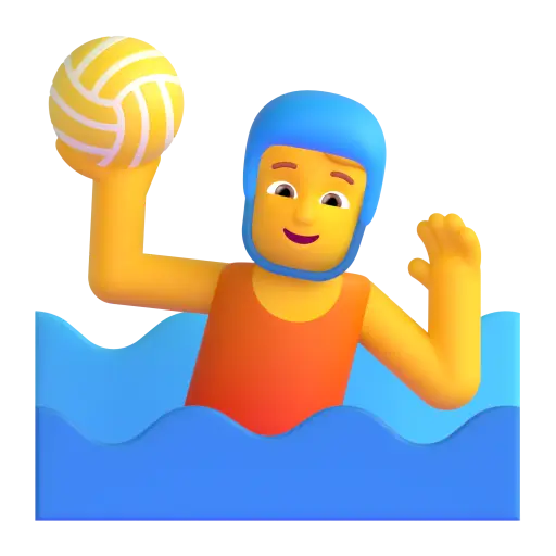 Person Playing Water Polo