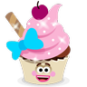 Emoji Cupcake 🧁 image - Skype style