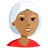 Old Woman: Medium Skin Tone