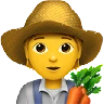 Farmer Emoji 🧑‍🌾 image - Apple style