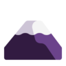 Berg Fuji Emoji 🗻 image - Microsoft Classic 2D style