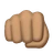 Oncoming Fist: Medium Skin Tone