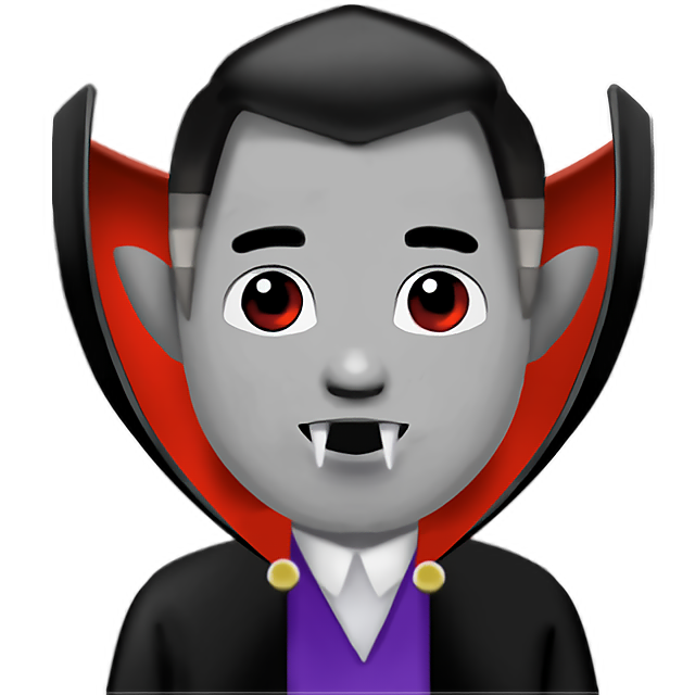 Man Vampire: Medium-Light Skin Tone