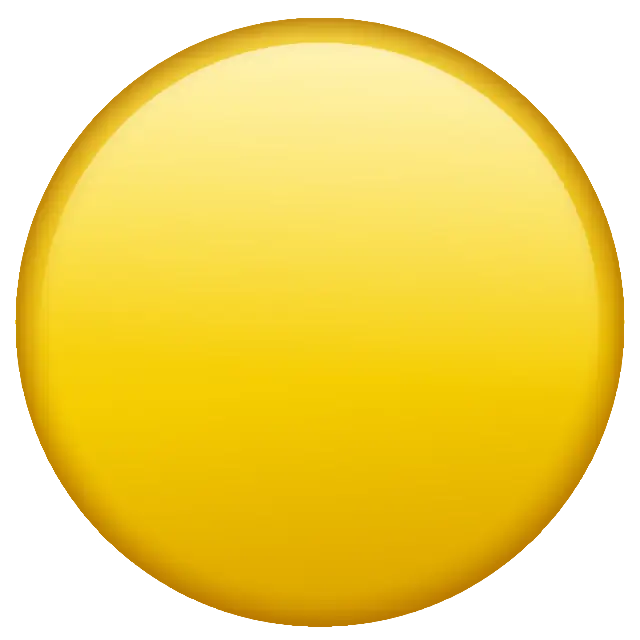 Gran círculo amarillo