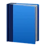 Livro Azul Emoji 📘 image - Huawei Harmony OS style