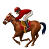 Horse Racing: Medium Skin Tone Emoji 🏇🏽 image - Huawei Harmony OS style