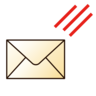 Przychodząca koperta Emoji 📨 image - Emojidex style
