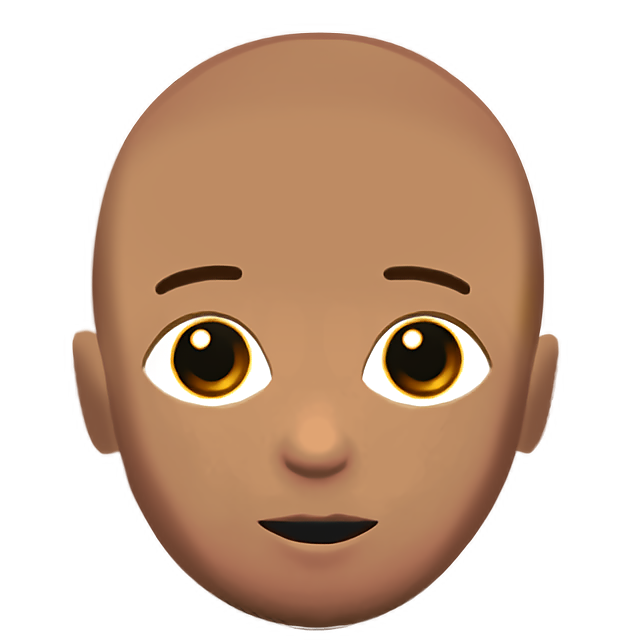 Person: Medium Skin Tone, Bald