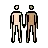 People Holding Hands: Light Skin Tone, Medium Skin Tone