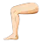 Leg: Light Skin Tone