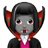 Woman Vampire: Medium Skin Tone Emoji 🧛🏽‍♀️ image - Apple style