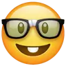 Visage de nerd Emoji 🤓 image - WhatsApp style