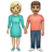 Woman And Man Holding Hands: Medium-Light Skin Tone, Medium Skin Tone
