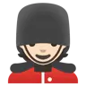 Guard: Light Skin Tone Emoji 💂🏻 image - Google Noto Color style
