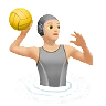 Person Playing Water Polo: Light Skin Tone Emoji 🤽🏻 image - Apple style