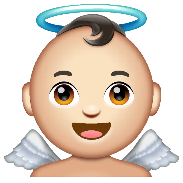 👼🏻 - Baby Angel: Light Skin Tone Emoji meaning, copy and paste emoticon ...