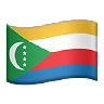 Flag: Comoros Emoji 🇰🇲 image - Apple style