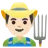 Man Farmer: Light Skin Tone
