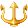 Emblema Tridente Emoji 🔱 image - Samsung style
