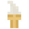 Helado suave Emoji 🍦 image - SerenityOS style