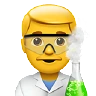 Man Scientist Emoji 👨‍🔬 image - Apple style