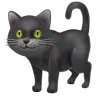 Black Cat Emoji 🐈‍⬛ image - WhatsApp style