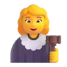 Woman Judge Emoji 👩‍⚖️ image - Microsoft 3D Fluent style