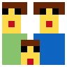 Family: Man, Man, Boy Emoji 👨‍👨‍👦 image - SerenityOS style