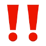 Double Exclamation Mark Emoji ‼ image - Apple style