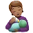 Person Feeding Baby: Medium Skin Tone