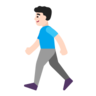 Man Walking: Light Skin Tone Emoji 🚶🏻‍♂️ image - Microsoft Classic 2D style