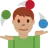 Man Juggling: Medium Skin Tone