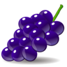 Raisins Emoji 🍇 image - Emojidex style