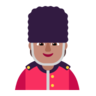 Guard: Medium Skin Tone Emoji 💂🏽 image - Microsoft Classic 2D style