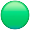 Emoji Grande cerchio verde 🟢 image - Samsung style