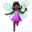 Woman Fairy: Dark Skin Tone