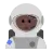 Astronaut: Dark Skin Tone