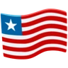 Flag: Liberia Emoji 🇱🇷 image - Facebook Messenger (2016) style