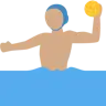 Man Playing Water Polo: Medium Skin Tone Emoji 🤽🏽‍♂️ image - Twitter / X (Twemoji) style