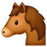 At yüzü Emoji 🐴 image - Samsung style